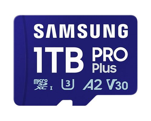 SAMSUNG SD kártya, 1TB, PRO PLUS, Blue Wave