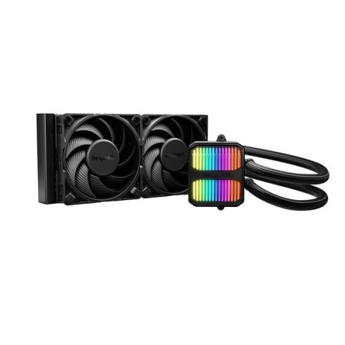 Be Quiet! CPU Water Cooler - SILENT LOOP 3 240mm Black (2x120mm, csatlakozó: 3pin, cső hossza: 400mm, fekete)