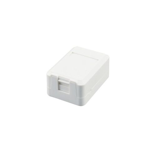 Equip Keystone Fali aljzat - 125121 (1 port, árnyékolatlan, porvédő, fehér)