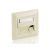 Equip Keystone Fali aljzat - 760304 (3 port, Cat6, UTP, fehér)