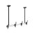 Equip TV Mennyezeti konzol - 650373 (45"-55", 2 kijelző, Max.: 100kg, dönthető, fekete)
