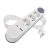 Hosszabbító 2 m / 3 aljzat / kapcsolós / fehér / 1× USB-A + 1× USB-C / 1,5 mm2