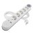 Hosszabbító 3 m / 5 aljzat / kapcsolós / fehér / 1× USB-A + 1× USB-C / 1,5 mm2