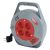 Kábeldob 10 m / 4 aljzat / fekete / PVC / 230 V / 1 mm2