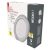 LED süllyesztett lámpatest NEXXO, kerek, ezüst, 12W, CCT