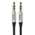 Baseus Yiven AUX 3,5 mm mini jack audio kábel, 1m (fekete-ezüst)