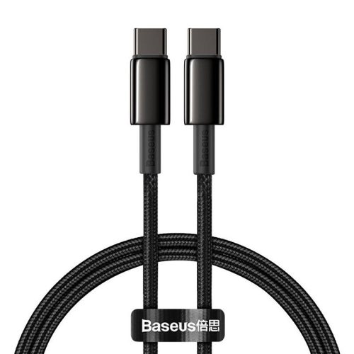 Baseus Tungsten Gold USB-C-USB-C kábel, 100 W, 2 m (fekete)