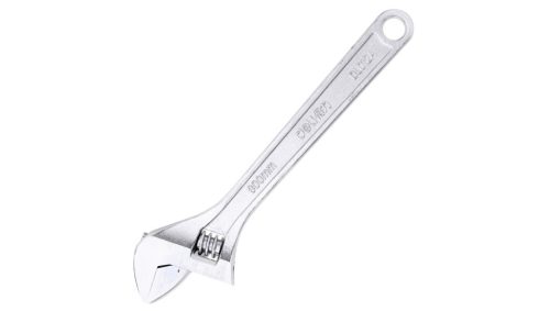 Deli Tools állítható kulcs EDL012A, 12" (ezüst)