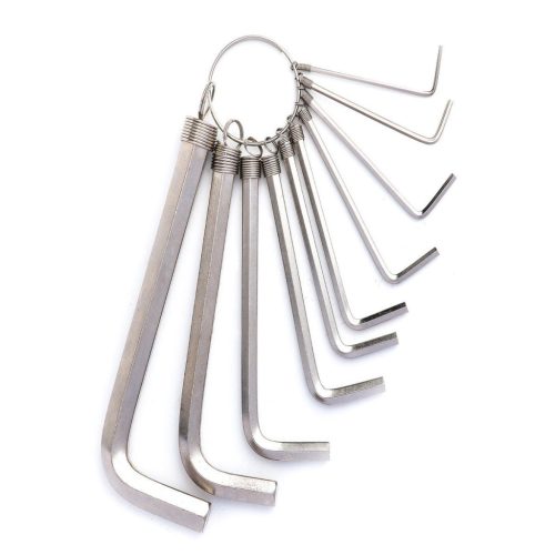 Deli Tools imbuszkulcs készlet EDL3100, 1.5-10mm (ezüst)