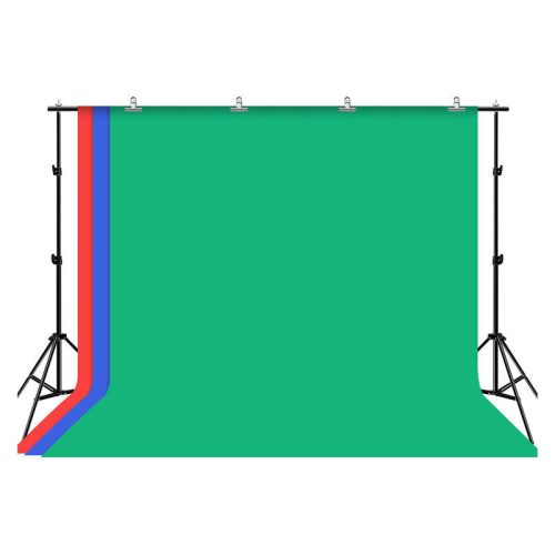 Puluz 2x3m fotóháttér szett/állvány + fotóháttér 3 db PKT5205