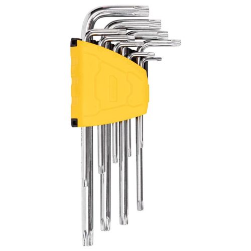 Deli Tools Torx imbuszkulcs készlet EDL3091, T10-T50 (ezüst)