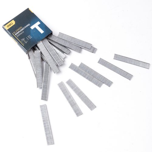 Deli Tools T-típusú kapcsok EDL238010, 2000 darab
