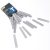 Deli Tools T-típusú kapcsok EDL238010, 2000 darab