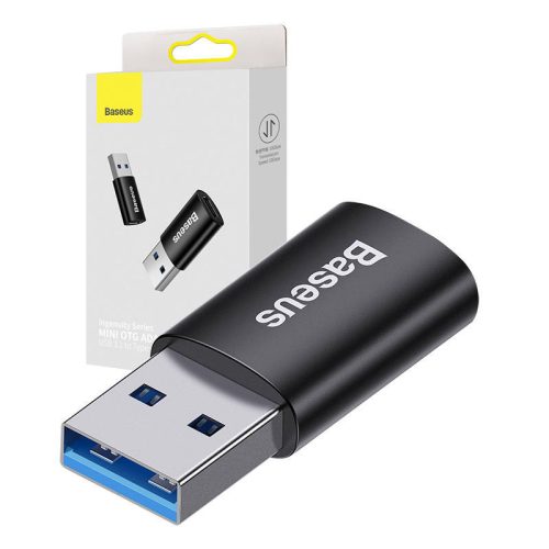 Baseus Ingenuity USB-A USB-C OTG adapter (fekete)