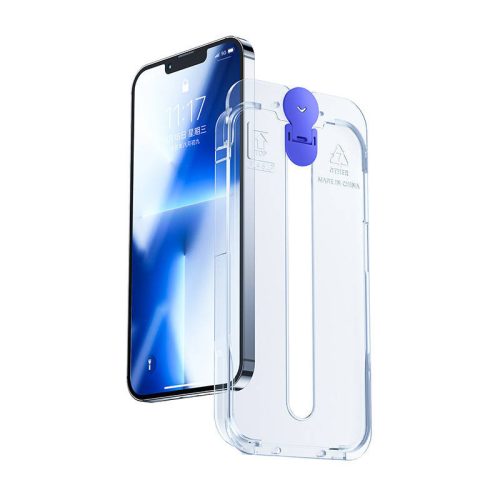 Joyroom Easy Fit JR-H11 teljes képernyős edzett üveg Apple iPhone 14 Plus 6.7" készülékhez