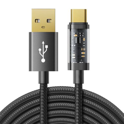 Joyroom USB-USB-C kábel S-UC027A12 3A, 1,2m (fekete)