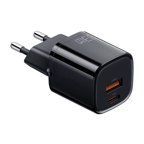 Mcdodo Nano GaN hálózati töltő CH-0151, USB + USB-C, 33W (fekete)