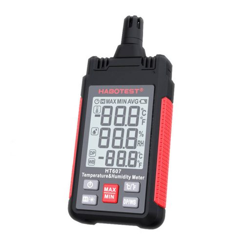 Habotest HT607 hőmérséklet- és páratartalommérő készülék