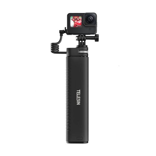 Selfie-stick USB-C powerbankkal Telesin sportkamerákhoz / okostelefonokhoz TE-CSS-001
