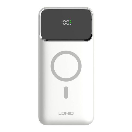LDNIO Powerbank PQ12, 15W, 10000mah (fehér)