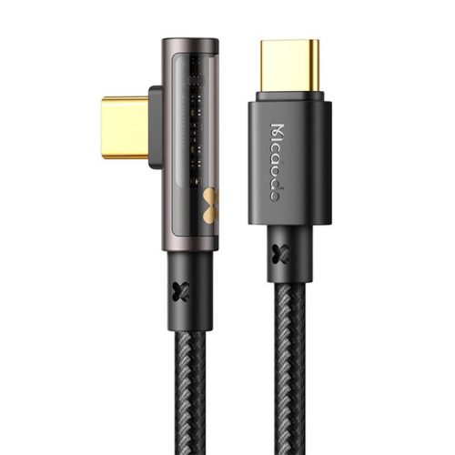 Prisma USB-USB-C szögkábel Mcdodo CA-3401, 100W, 1,8m (fekete)