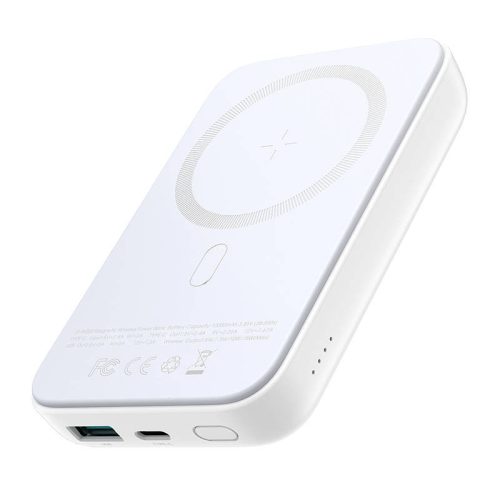 Mini vezeték nélküli PowerBank 20W 10000mAh Joyroom JR-W020 (fehér)