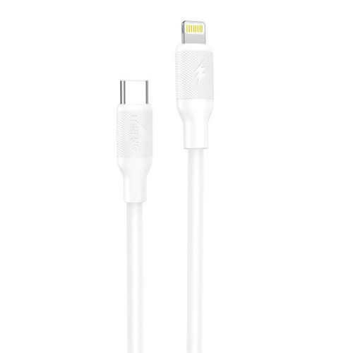 Foneng X80 USB-C-Lightning kábel, 27W, 1m (fehér)