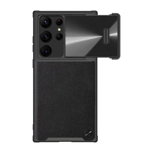 Etui Nillkin CamShield bőr Samsung Galaxy S23 Ultra (czarne)