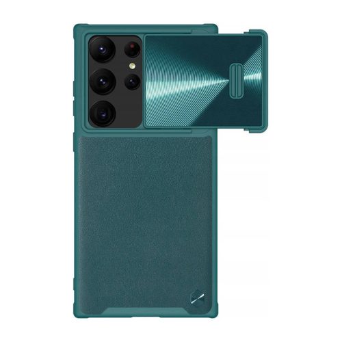 Etui Nillkin CamShield bőr S do Samsung Galaxy S23 Ultra (zielone)