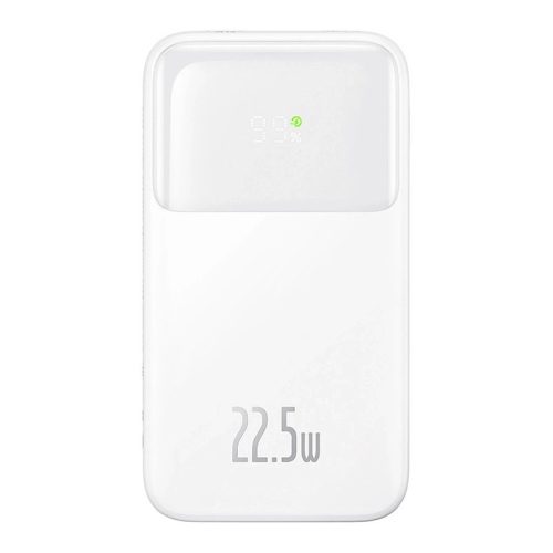 Baseus Powerbank Comet 10000mAh, USB - USB-C, lightning, 22.5W (fehér)