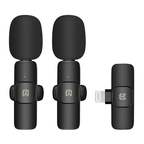 Puluz PU3150B Lavalier vezeték nélküli mikrofon Villám típus.