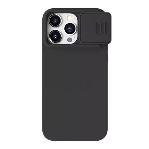 Etui Nillkin CamShield Silky Silky Silicone do iPhone 15 Pro (czarne)