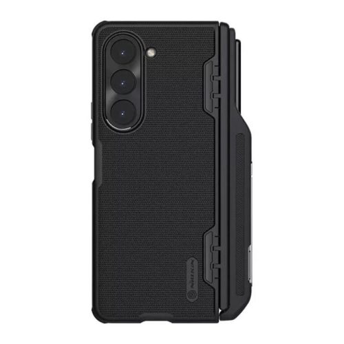 Nillkin Super Frosted Shield Fold-Pen tok tolltartóval és állvánnyal a Samsung Galaxy Z Fold 5 készülékhez (fekete)