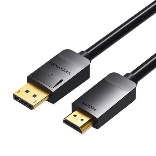 DisplayPort 1.2 HDMI 1.4 kábel 3m Vention HADBI 1080P 60Hz (fekete)