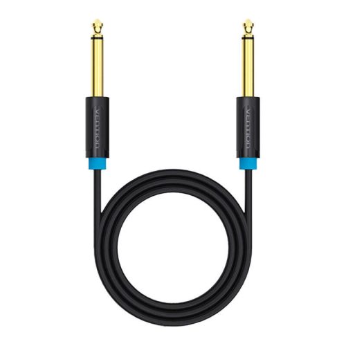 Audio kábel TS 6.35mm Vention BAABJ 5m (fekete)