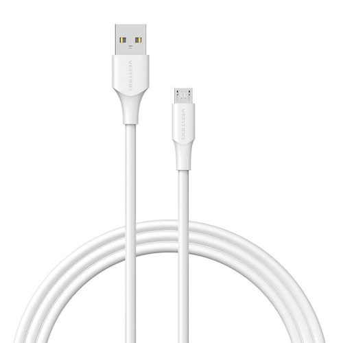 Kábel USB 2.0 és Micro-B Vention CTIWF 2A 1m (fehér)