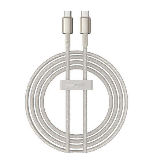 Kábel USB-C do USB-C Baseus Tungsten Gold, 100W, 2m (złoty)