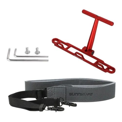 Sunnylife tartó hevederrel a DJI RC / RC 2 vezérlőhöz (piros) ZJ764-R