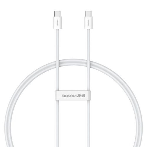 USB-C USB-C gyors töltőkábel Baseus Superior 2 100W 1m (fehér)