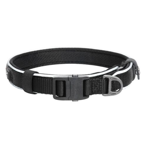 Fényvisszaverő nyakörv Dogness XS méret (Fekete)