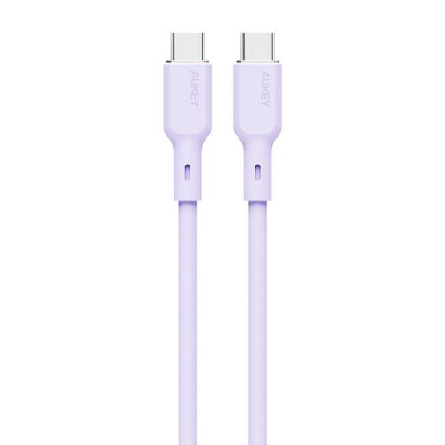 Aukey CB-SCC102 USB-C-USB-C kábel, 100W, 1,8m (levendula)