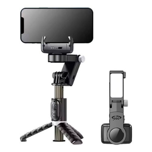 APEXEL Q18 gimbal/állvány világítással (fekete)