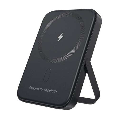 Choetech B742 mágneses powerbank állvánnyal, 5000mAh, 20W, PD (fekete)