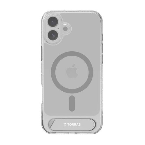 Torras Pstand sorozatú tok iPhone 16-hoz (átlátszó)