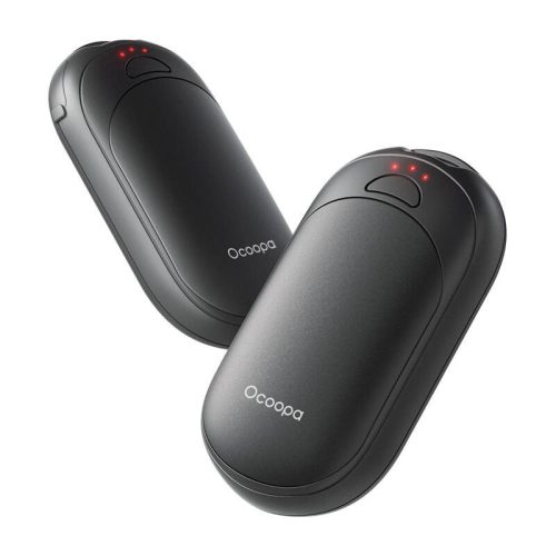 Ocoopa UT3053 2x2500 mAh kézmelegítő, USB-C, fekete/fekete