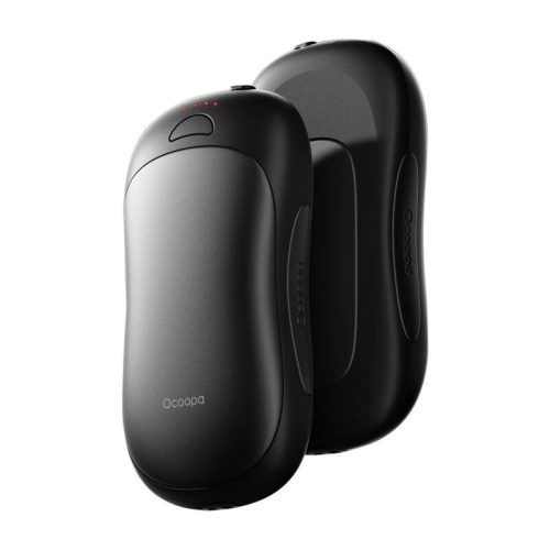 Kézmelegítő powerbank funkcióval Ocoopa UT4102 2x5000 mAh, USB-C fekete-fekete