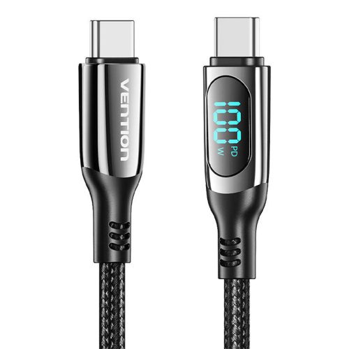 Vention TAYBAV USB 2.0 C-C 100 W 5A 1.2M USB kábel (fekete)
