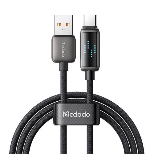 Mcdodo CA-2350 USB-A USB-C kábel, 6A, LED kijelző, 1,2m