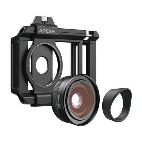APEXEL ZM-100 10-20x makroobjektív okostelefonhoz, F1.05