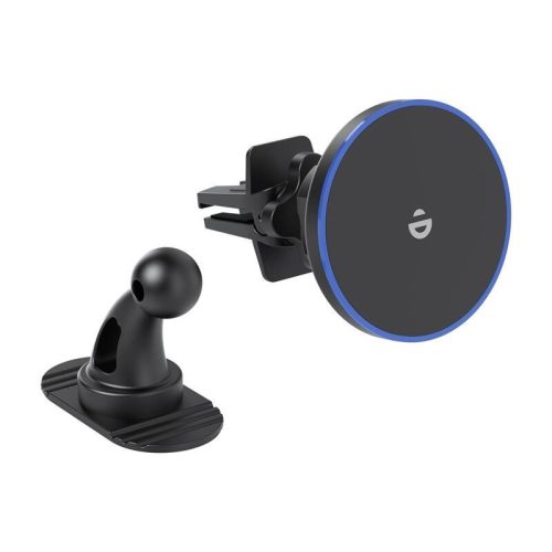 Choetech T208-F mágneses autós töltő és tartó, 15W (fekete)